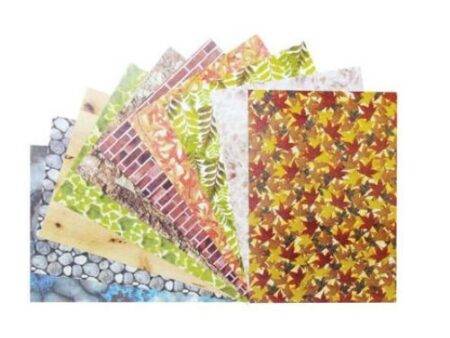 SCO NATURE TEXTURES PAPER ASSTD A4 40SH-DR - Image 1