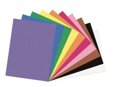 PAC SUNWORKS CONSTRUCTION PAPER ASSTD 228X305MM 50SH-DR - Image 1