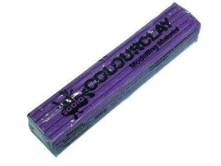 SCO COLOUR CLAY 500G VIOLET 1PC-DR - Image 1