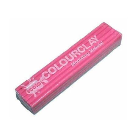 SCOLA COLOUR CLAY 500GM PINK 1PC - Image 1