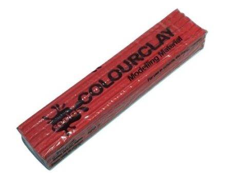 SCO COLOUR CLAY 500G LIGHT RED 1PC-DR - Image 1