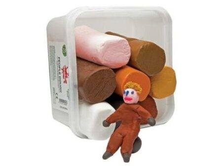 SCO SOFT DOUGH PEOPLE ASSORTED 8PCS 300G-DR - Image 1