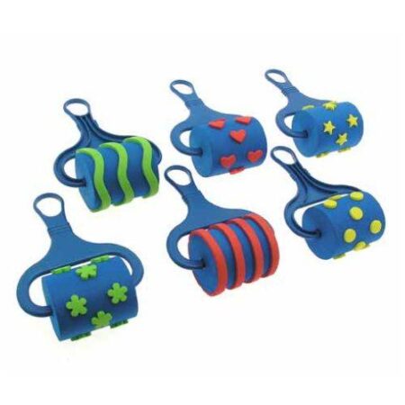 SCOLA PAINT ROLLERS PATTERNED 12PCS - Image 1