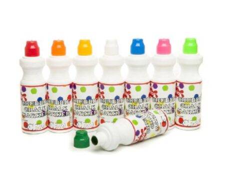 SCO CHUBBI MARKER ASSORTED COLOURS 75ML 8PCS-DR - Image 1