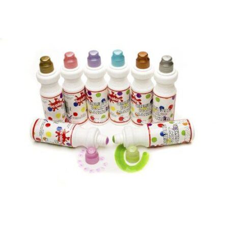 School Stationery Supplies SCOLA CHUBBI MARKER ASSORTED PEARLESCENT 75ML 8PCS - Image 1