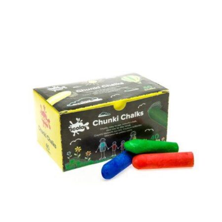 SCOLA CHUNKI CHALKS ASSORTED 40PCS - Image 1