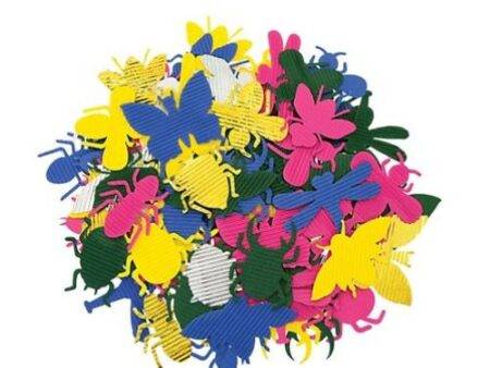 SCO CORRUGATED PAPER SHAPES BUGS ASSORTED 100PCS-DR - Image 1