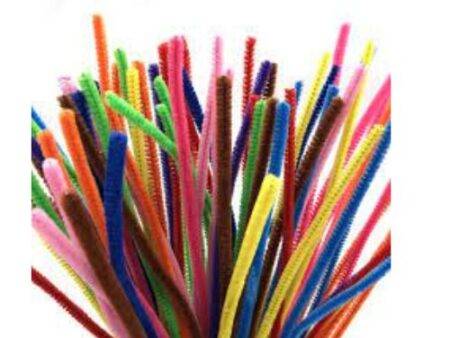 SCO PIPE CLEANERS STEMS ASSORTED 150MM 250PCS-DR - Image 1