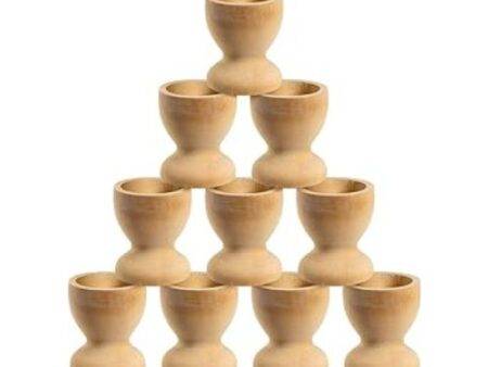 SCO WOODEN EGG CUPS 45X50MM 20PCS-DR - Image 1
