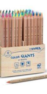 DALER ROWNEY LYR COLOR GIANTS NATURE PENCIL 96PCS WOODEN SCHOOL PACK
