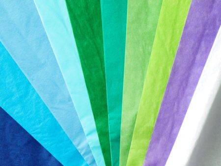SCO TISSUE PAPER FOLDED COOL COLOURS 20SH-DR - Image 1