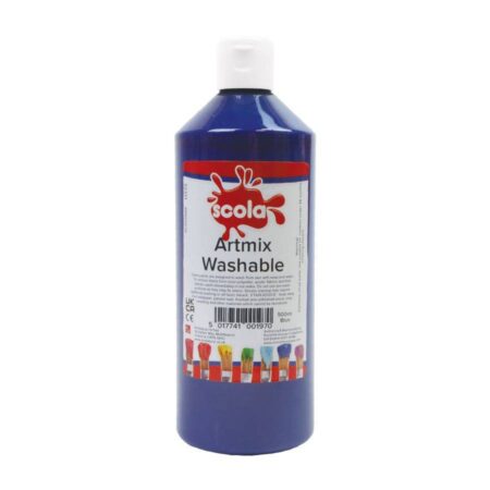 School Stationery Supplies SCOLA WASHABLE ARTMIX 500ML - Image 7