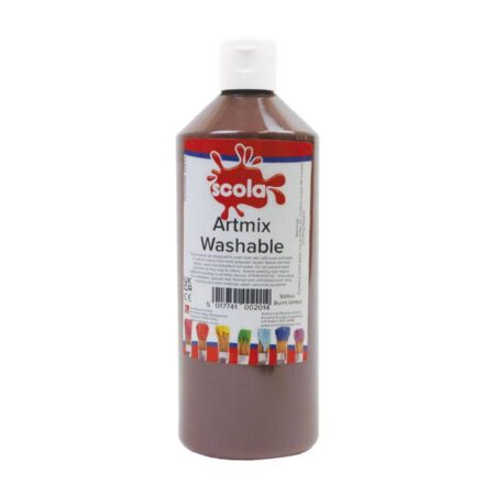 School Stationery Supplies SCOLA WASHABLE ARTMIX 500ML - Image 10