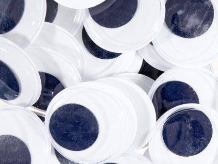 SCO WIGGLY EYES BLACK & WHITE JUMBO 60PCS-DR - Image 1