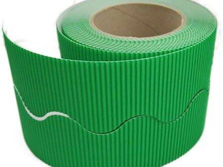 SCO CORRUGATED BORDER ROLL 57MMX15M DARK GREEN-DR - Image 1