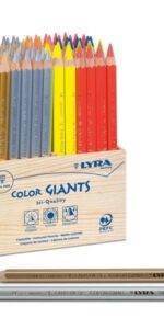 DALER ROWNEY LYR COLOR GIANTS LACQUERED PENCIL 96PCS WOODEN SCHOOL PACK