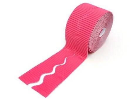 SCO CORRUGATED BORDER ROLL 57MMX15M MAGENTA-DR - Image 1