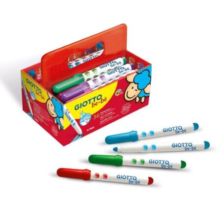 School Stationery Supplies DALER ROWNEY GIO BE-BE SUPER FIBRE PENS 36PCS SCHOOL PACK - Image 1