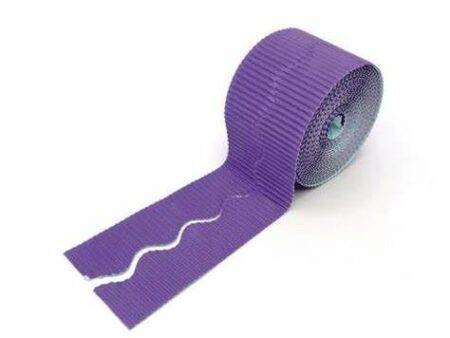 SCO CORRUGATED BORDER ROLL 57MMX15M VIOLET-DR - Image 1