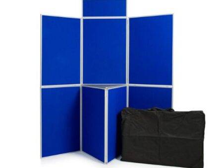 7 Panel Folding Display Board Including Header And Carry Bag - Image 1
