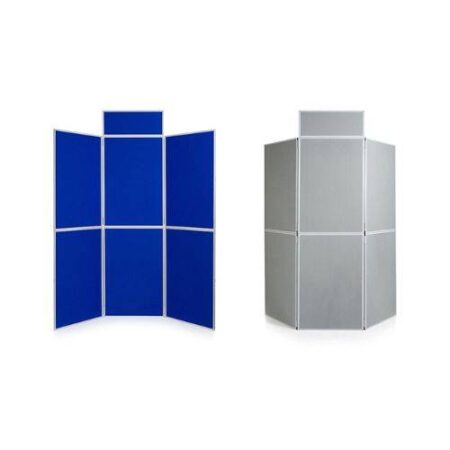 School Stationery Supplies 7 Panel Folding Display Board Including Header And Carry Bag - Image 2