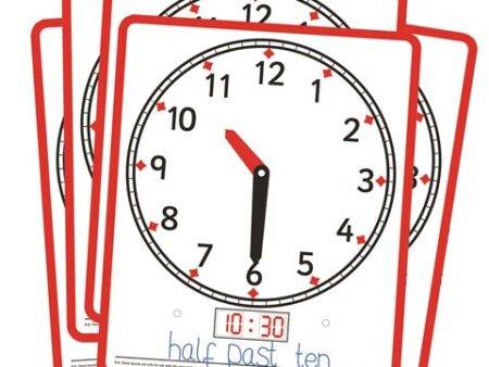 Write n Wipe Clock Wheel - Pk 5 - Image 1
