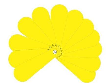 Blank Pupil Fan - Pk10 - Image 1