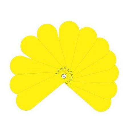 Blank Pupil Fan - Pk10 - Image 1