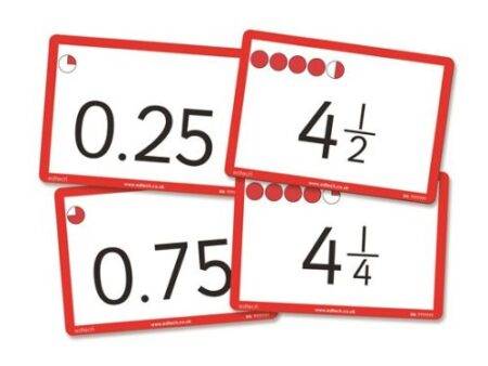Fraction and Decimal Counting Cards - Pk 40 - Image 1