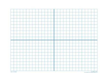Write & Wipe Board with XY Axis Pk 30 - Image 1
