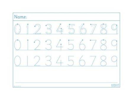 0-9 Number Tracing Board - Image 1