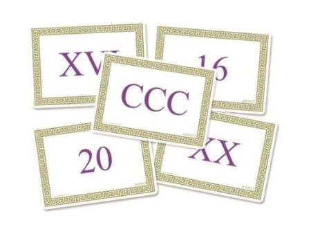 Roman Numeral A6 Cards - Image 1