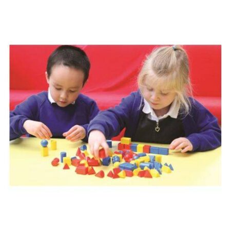 School Stationery Supplies Small Solid Shapes - Pk 24 - Image 1