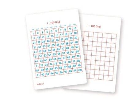 Pupil Write on/wipe off 100 Square - Image 1