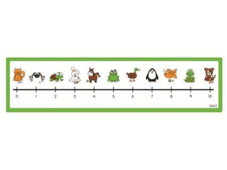 Large Coloured Double Sided Number Line 0-18 - Image 1
