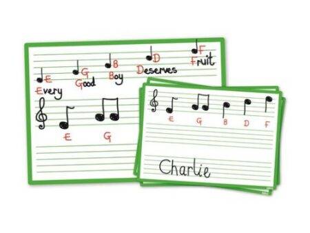 Music Score Boards A4 Pk30 + Teachers A3 Pk1 - Image 1