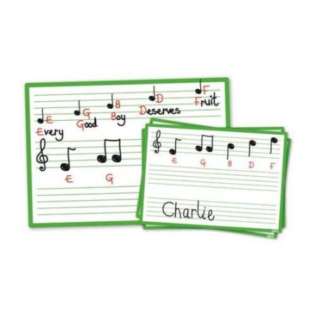 School Stationery Supplies Music Score Boards A4 Pk30 + Teachers A3 Pk1 - Image 1