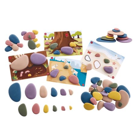 School Stationery Supplies Rainbow Pebble Family - Art colors - Image 1