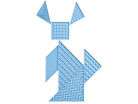 Green n Learn Tactile Tangram - Image 1