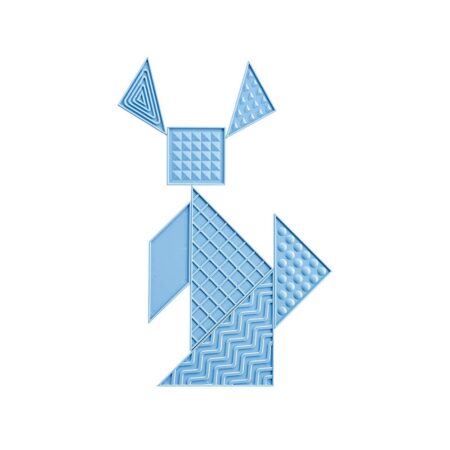 Green n Learn Tactile Tangram - Image 1
