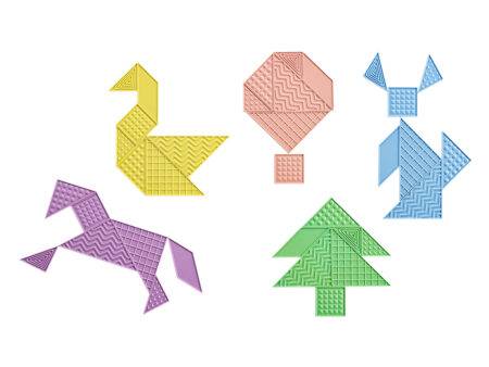 Green n Learn Tactile Tangram - Image 1