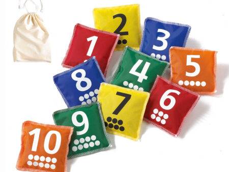 1-10 Number Bean Bags - Image 1