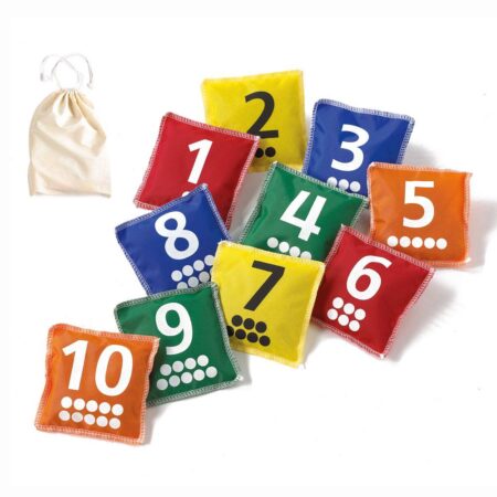 1-10 Number Bean Bags - Image 1
