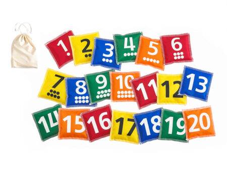 1-20 Number Bean Bags - Image 1