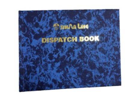 Sinarline Dispatch Hard Cover Note Book, 96 Sheets, White - Image 1