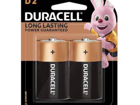 Duracell D2 Monet Duracell Type D Batteries, Pack of 2 - Image 1