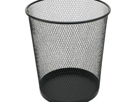 Mesh Waste Basket KD 5001 Black Each - Image 1