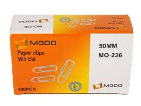 Modo MO-236 Paper Clip - 50mm - 100 Clips / Pack - Image 1