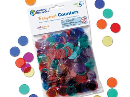 LR-TRANSPARENT COUNTERS, SET OF 250 - Image 1