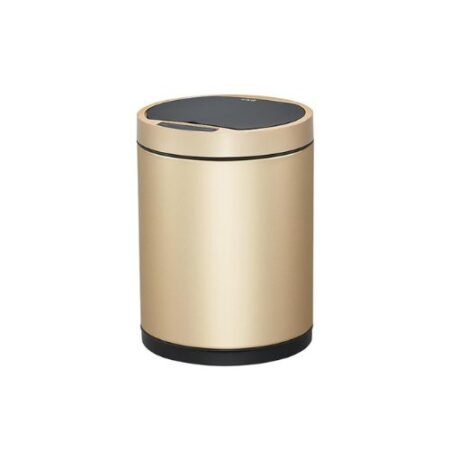 School Stationery Supplies EKO Stainless Steel Sensor Type Round Bin 35 Liter - Image 1